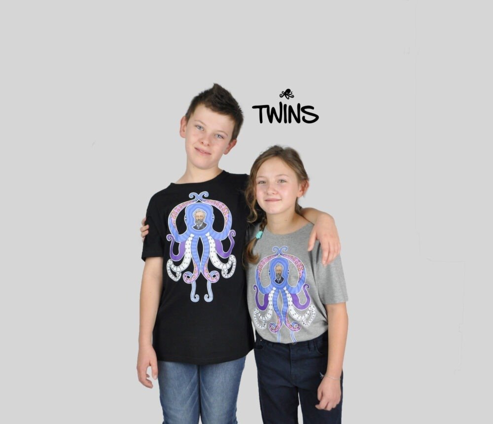 T-SHIRT ENFANT À IMPRIMÉ PIEUVRE JULESVERNE – Image 5