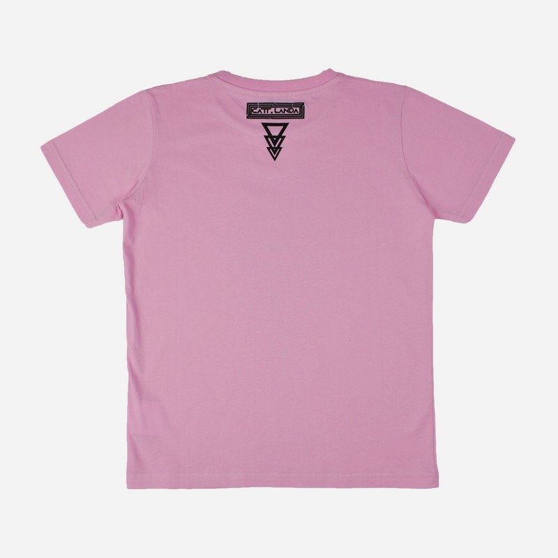 t-shirt strawberry pink back