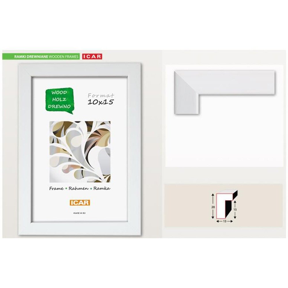 Cadre en Bois "PATI" Blanc