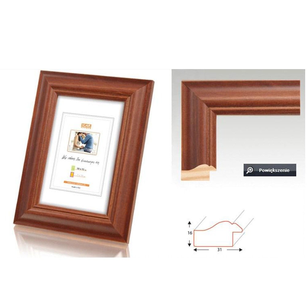 Cadre en bois 'RUSTIC" Marron moyen