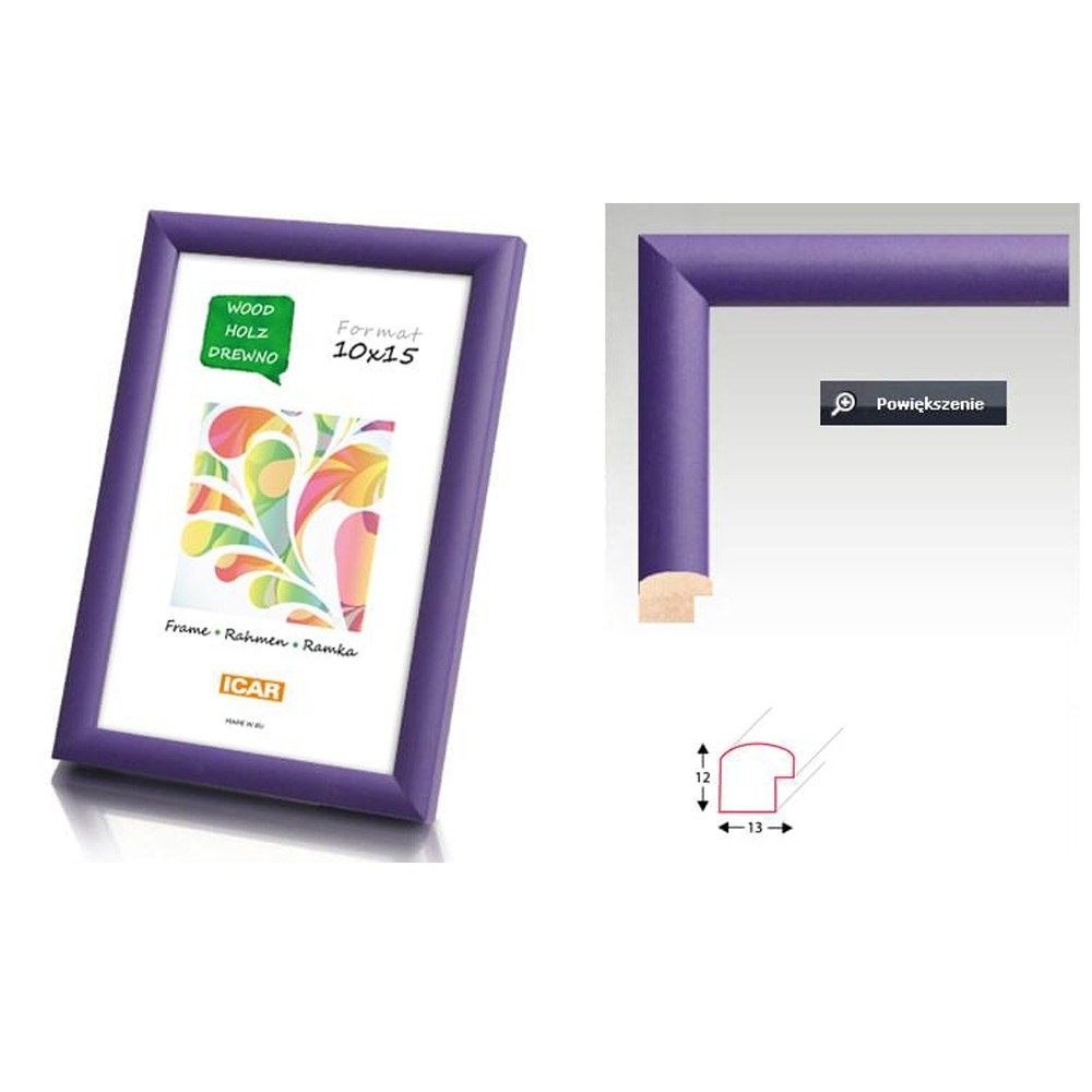 Cadre en Bois "COLOR" Violet