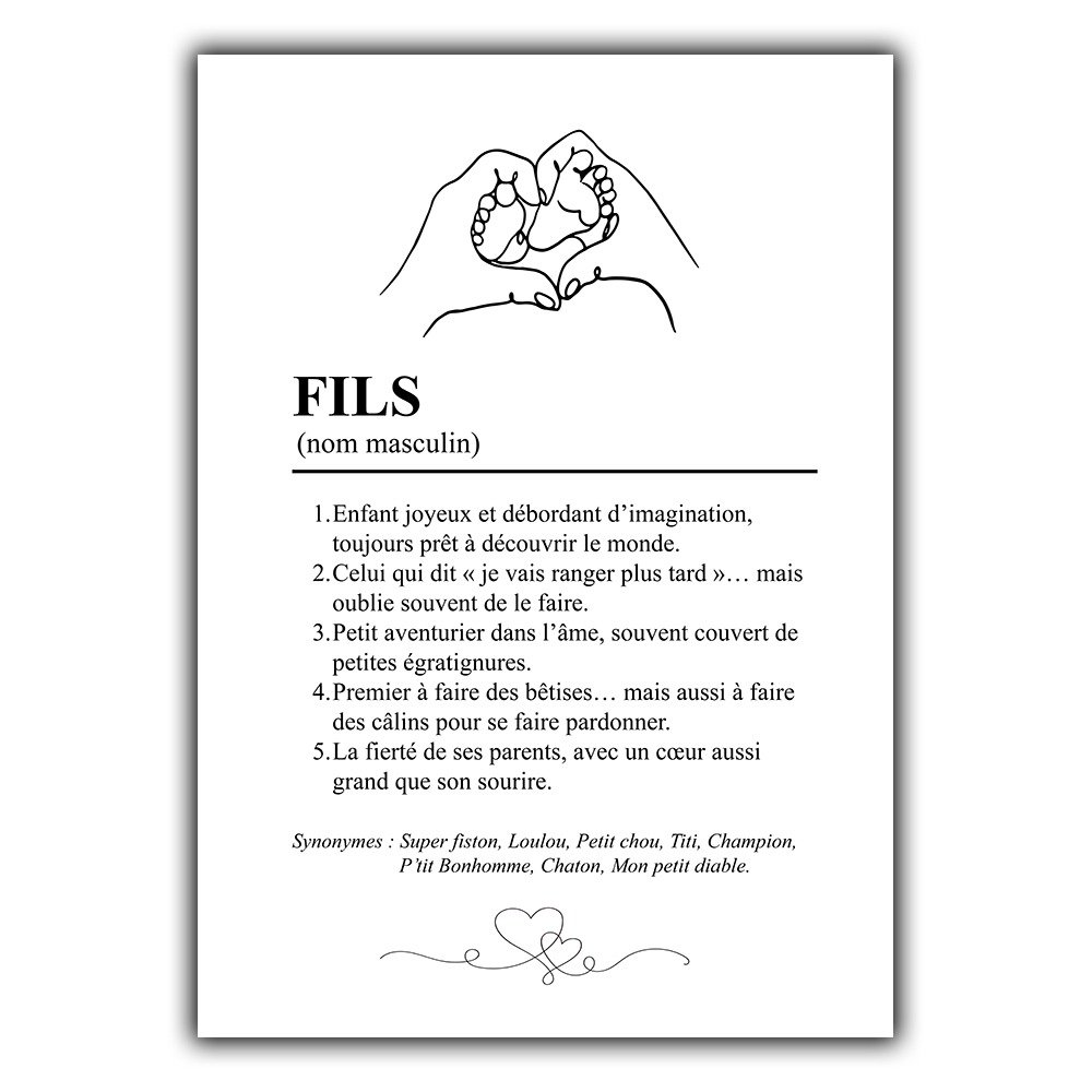 affiche dico fils
