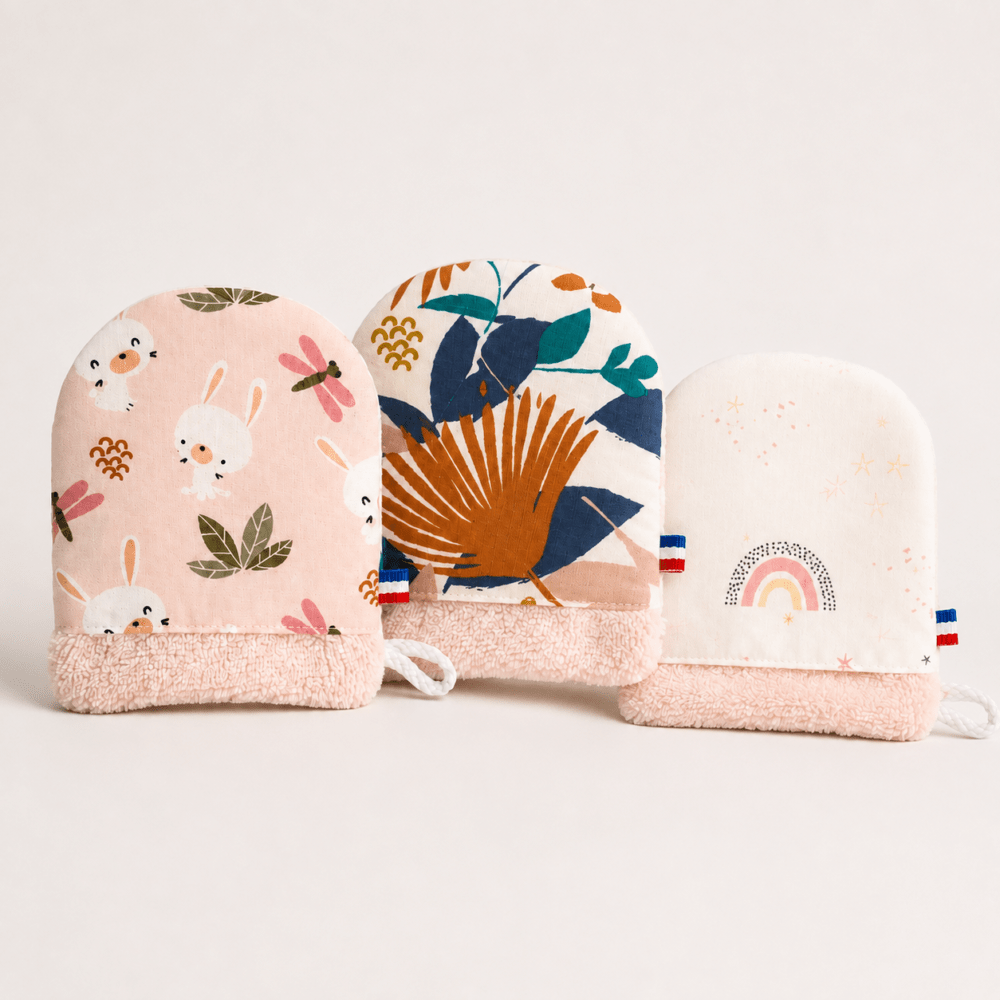 Lot 3 gants roses catt landa 1