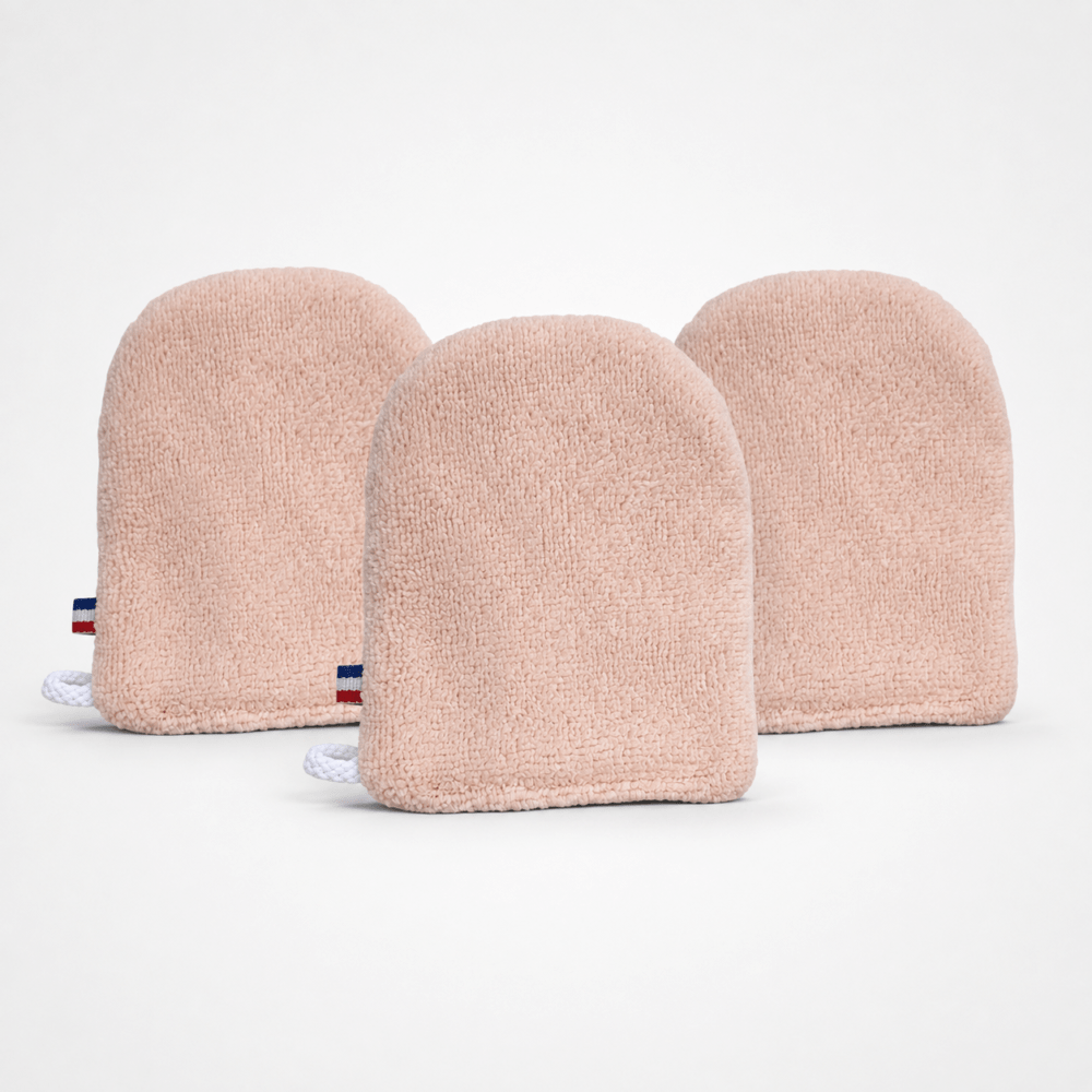 Lot de 3 gants roses catt landa 3