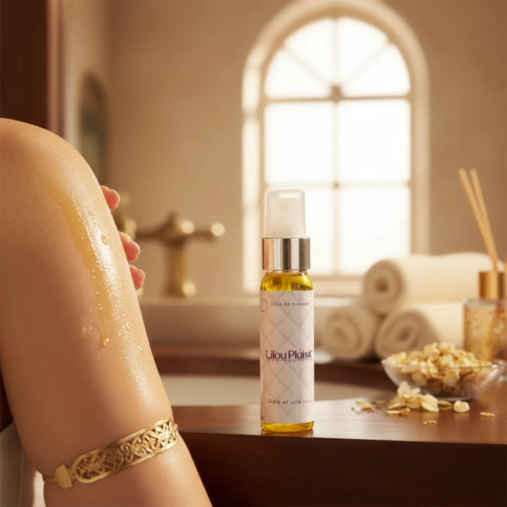 Huile de massage mille et une nuits lilou plaisir petit 30ml catt landa 2