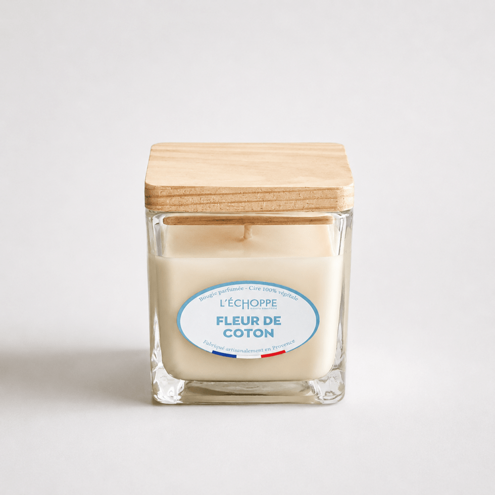 bougie bien etre fleur de coton catt landa
