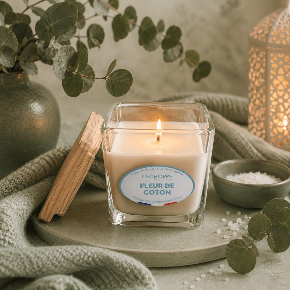 bougie bien etre fleur de coton catt landa 3