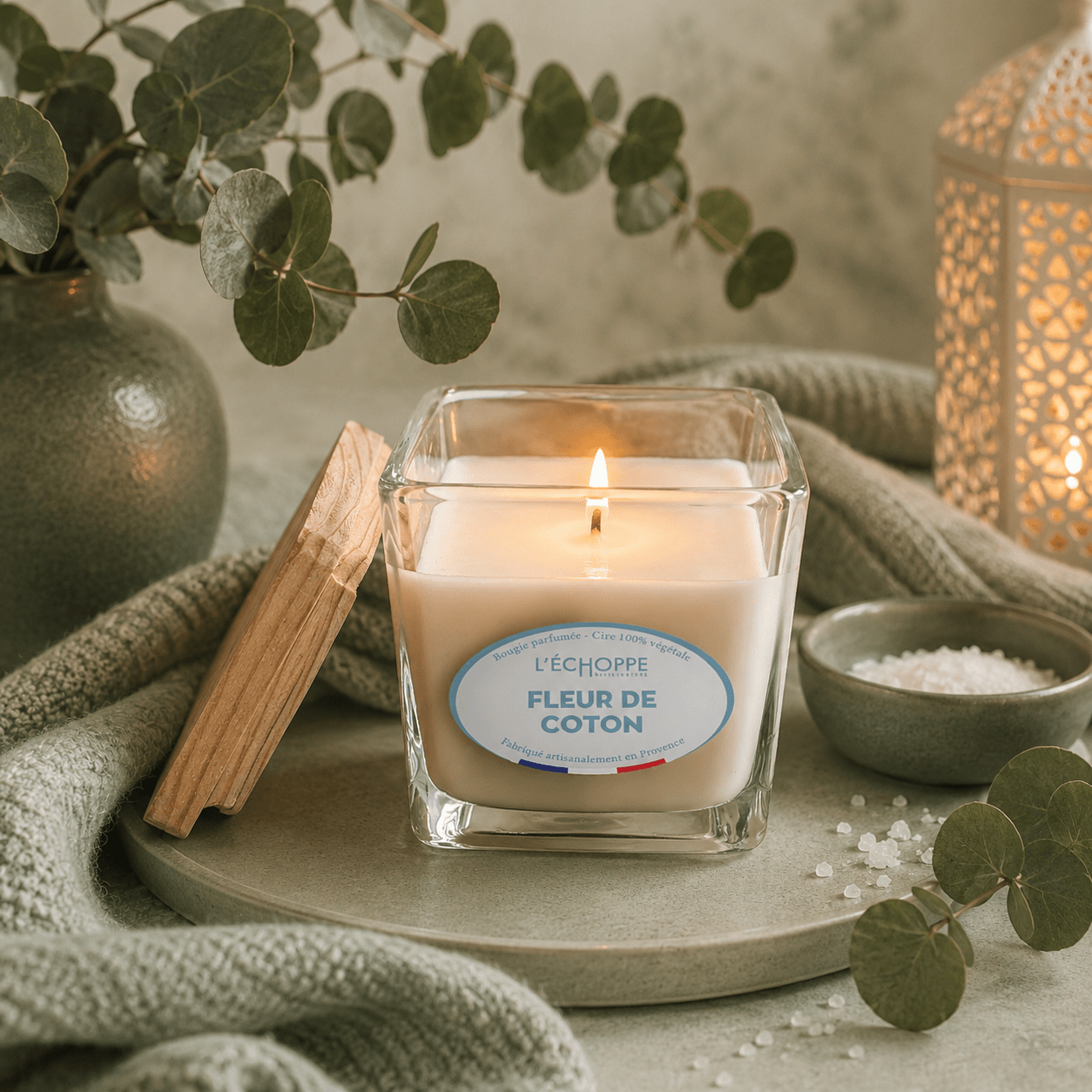 bougie bien etre fleur de coton catt landa 3