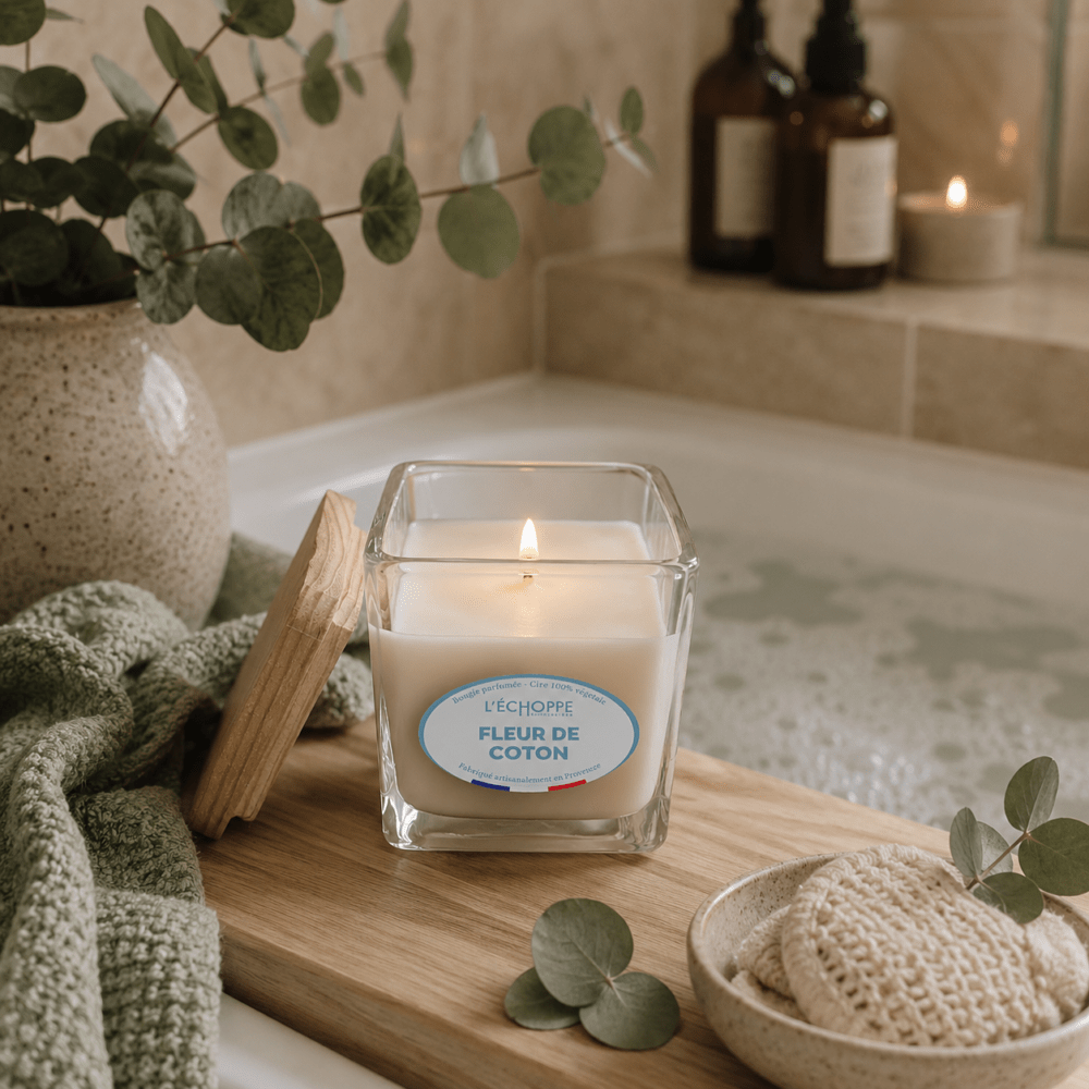 bougie bien etre fleur de coton catt landa 4